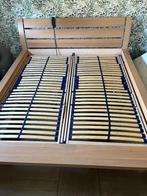 Bed, Huis en Inrichting, Slaapkamer | Bedden, Ophalen, Bruin, Tweepersoons, Overige maten