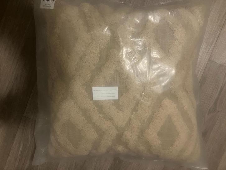 Tiseco SAHARA bohemian design kussens, Huis en Inrichting, Woonaccessoires | Kussens, Nieuw, Beige, Vierkant, Ophalen of Verzenden