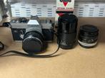 Canon ftb plus 3 lenzen, Audio, Tv en Foto, Fotocamera's Analoog, Ophalen of Verzenden, Gebruikt, Spiegelreflex, Canon