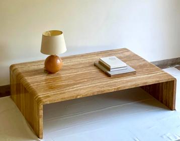 Vintage travertin salontafel, Enlèvement