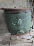 Chaudron,  cuve marmite sur pied, Tuin en Terras, Bloembakken en Plantenbakken, Ophalen, Zo goed als nieuw, Hout