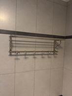 Handdoekrek 'treinmodel' RVS 6 haken robuust en elegant, Huis en Inrichting, Ophalen, Gebruikt, Overige kleuren, Handdoekenrek