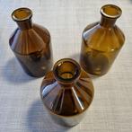 3 oude apothekersflessen, Ophalen of Verzenden