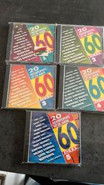 20 Nederpophits uit de jaren 60 (5CD), CD & DVD, CD | Néerlandophone, Comme neuf, Enlèvement ou Envoi