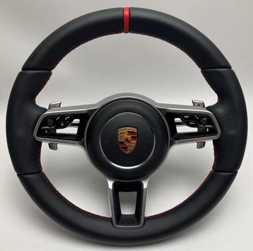 Porsche stuur leder rode 12u compleet leer beschikbaar voor biedingen