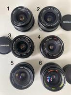 28 mm lenzen: Cosina Olympus Panagor Osawa Yashica, Enlèvement ou Envoi, Utilisé