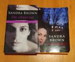 Sandra Brown - 2 boeken de obsessie/de confrontatie, Gelezen, België, Sandra Brown, Ophalen of Verzenden