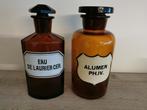 2 glazen apotheek potten, Verzamelen, Ophalen of Verzenden