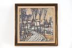 Alfons Blomme 'Winterlandschap', olieverf op doek,  1940, Verzenden