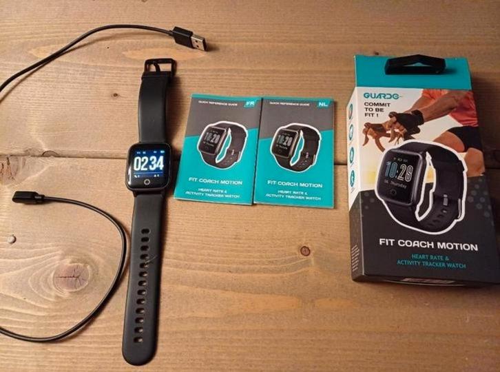 Sporthorloge Guardo, Handtassen en Accessoires, Sporthorloges, Zwart, Afstand, Calorieverbanding, Hartslag, Slaap, Snelheid, Stappen