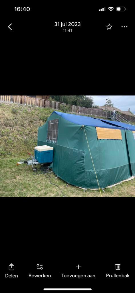 vouwwagen camping, Caravans en Kamperen, Vouwwagens, Ophalen