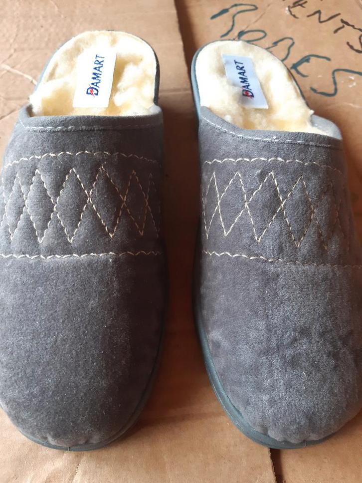 Mules fourrées grise Damart neuves, Kleding | Dames, Schoenen, Nieuw, Pantoffels of Sloffen, Grijs, Ophalen