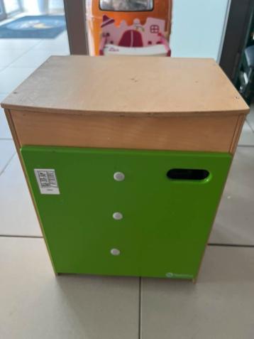 Houten frigo kleuterklas wesco, Enlèvement, Utilisé