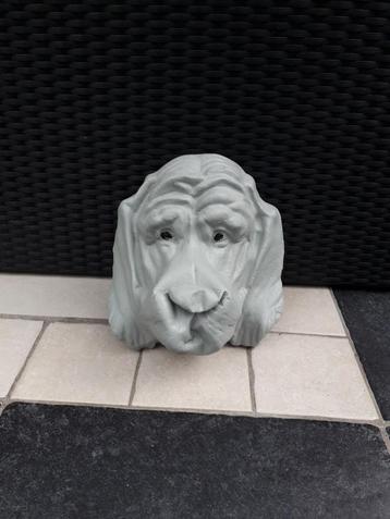 Belle tête de chien en béton, Enlèvement, Comme neuf