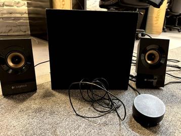 Enceinte PC Logitech Z533 avec caisson de basses Noir beschikbaar voor biedingen