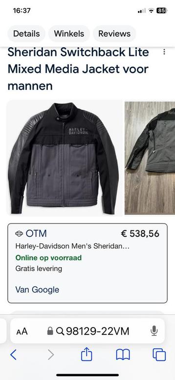 Zomer jacket Harley Davidson MEDIUM NIEUW beschikbaar voor biedingen