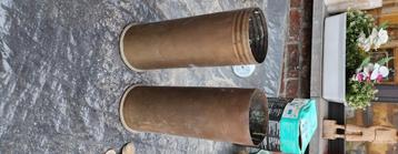 2 obussen 77mm Duits WO1 Juni en Oktober1917 beschikbaar voor biedingen