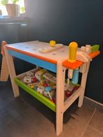 Houten timmertafel, Ophalen, Gebruikt