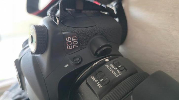 Canon reflex 70D + accessoires, Audio, Tv en Foto, Fotocamera's Digitaal, Zo goed als nieuw, Canon, Ophalen