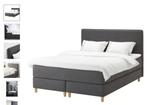 Ikea Dunvik Boxspring, Ophalen, Tweepersoons, Zo goed als nieuw, 200 cm
