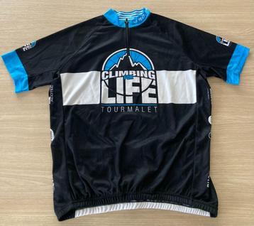 NIEUW Wielertruitje Climbing for Life - maat L beschikbaar voor biedingen