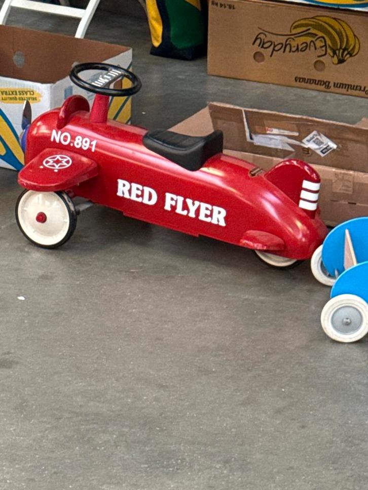 Vintage metalen loopvliegtuig, Antiquités & Art, Art | Objets design, Enlèvement