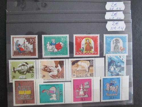 Lot 14 ongestempelde zegels Bundespost Berlin, Postzegels en Munten, Postzegels | Europa | Duitsland, Postfris, BRD, Ophalen