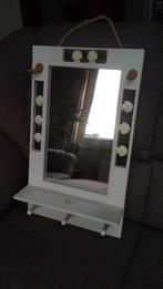 Miroir avec tablette - 55 x 33 cm, Maison & Meubles, Accessoires pour la Maison | Miroirs, Rectangulaire, Moins de 50 cm, Utilisé