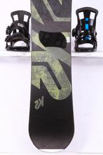 130 snowboard K2 EST. 87, black/green, p-tex topsheet, Sport en Fitness, Snowboarden, Verzenden, Gebruikt, Bindingen