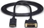 StarTechcom Câble DisplayPort vers DVI-D  2m 1920x1200 M/M, Comme neuf, Moins de 2 mètres, Enlèvement ou Envoi, Câble TV