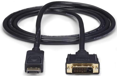 StarTechcom Câble DisplayPort vers DVI-D  2m 1920x1200 M/M, TV, Hi-fi & Vidéo, Câbles audio & Câbles de télévision, Comme neuf