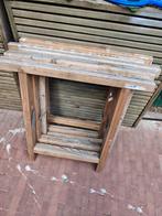 Houten schragen 5 stuks, Doe-het-zelf en Bouw, Steigers, Ophalen, Gebruikt