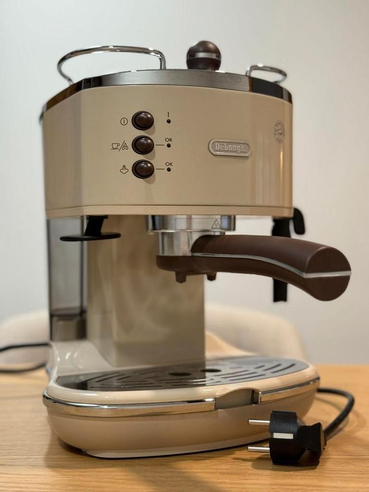 Icona Vintage pompdruk espressomachine €100, Elektronische apparatuur, Koffiezetapparaten, Zo goed als nieuw, Koffiebonen, Espresso apparaat