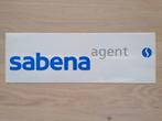 Sabena Sticker #026 Sabena agent 10x30, Verzamelen, Ophalen of Verzenden, Nieuw