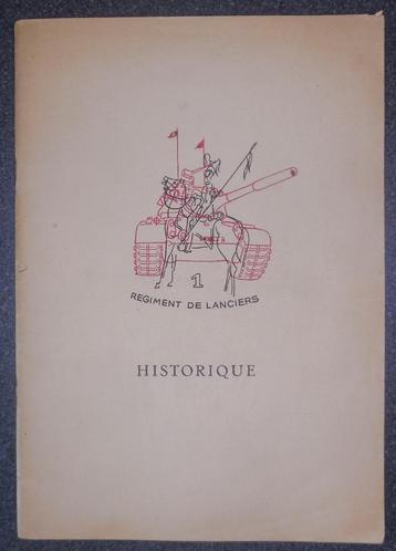 Historique 1 Regiment de Lanciers beschikbaar voor biedingen