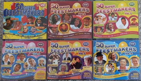 50 Super Feestmakers volledige reeks Vol. 1, 2; 3, 4, 5, 6, Cd's en Dvd's, Cd's | Verzamelalbums, Zo goed als nieuw, Nederlandstalig