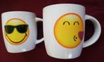 Set van 2 nieuwe smiley-bekers, Ophalen of Verzenden, Nieuw, Keramiek, Kop(pen) en/of Schotel(s)