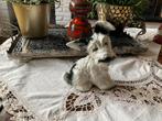 Oud porselein beeld hond Fox Terriër, Antiek en Kunst, Ophalen of Verzenden