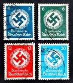 Deutsches Reich: 4X Dienstmarken 1934, Postzegels en Munten, Postzegels | Europa | Duitsland, Ophalen of Verzenden, Overige periodes