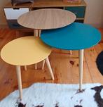 Table de salon gigognes, Maison & Meubles, Enlèvement, Utilisé, Rond, Scandinave
