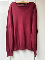 Pull bordeaux à col V Dansaert Blue - Taille XL --, Comme neuf, Dansaert, Rouge, Taille 56/58 (XL)