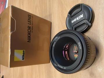 Nikon 50mm F1.8 D beschikbaar voor biedingen
