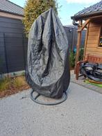 Ei-vormige relaxstoel voor in de tuin, Ophalen, Zo goed als nieuw, Rotan