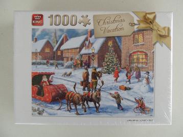 Puzzle 1000 pièces - Christmas vacation beschikbaar voor biedingen