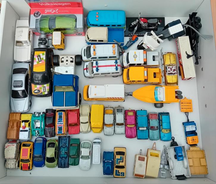 lot schaalmodellen, Hobby en Vrije tijd, Modelauto's | Overige schalen, Gebruikt, Ophalen of Verzenden