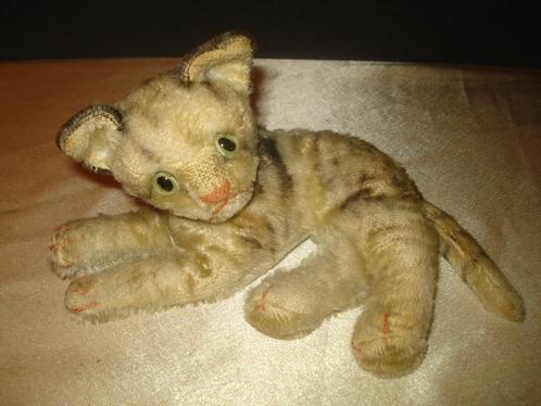 STEIFF Ancien Chat Susi 20 cm Années 1950-60 Très Bon Etat, Verzamelen, Beren en Cherished Teddies, Zo goed als nieuw, Overige typen