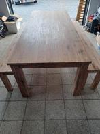 Eettafel + banken william winston collection, Huis en Inrichting, Tafels | Eettafels, Ophalen
