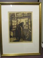 GRAVURE ORIGINALE ROMEO DUMOULIN--EPREUVE D'ARTISTE, Enlèvement ou Envoi