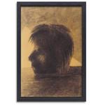 Tête d'Orphée flottant dans l'eau - Odilon Redon canva, 75 à 100 cm, Envoi, Création originale, 50 à 75 cm