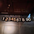 Huisnummers of scorebordcijfers . 8 cm x 12 cm ., Ophalen of Verzenden, Zo goed als nieuw